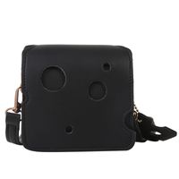 Women's Mini Pu Leather Solid Color Streetwear Square Magnetic Buckle Square Bag main image 4