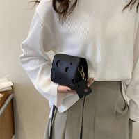 Women's Mini Pu Leather Solid Color Streetwear Square Magnetic Buckle Square Bag main image 2