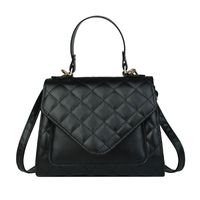 Women's Medium Pu Leather Solid Color Streetwear Square Magnetic Buckle Square Bag main image 5