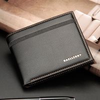 Men's Stripe Paint Finish Wallets main image 6