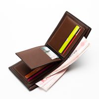 Men's Stripe Paint Finish Wallets main image 3