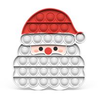 Mignon Santa Claus Jeu Conseil Pression Réduction Fidget Jouet Cadeau De Noël main image 1