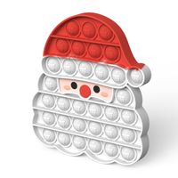 Mignon Santa Claus Jeu Conseil Pression Réduction Fidget Jouet Cadeau De Noël main image 3