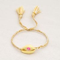 Explosive Small Commodities Simple Creative Ethnic Style Color Natural Shell Tassel Bracelet Handmade Jewelry Wholesale sku image 3