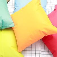 Fashion Solid Color Pvc Pillow Cases main image 4