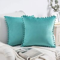 Fashion Solid Color Velvet Pillow Cases main image 5