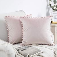 Fashion Solid Color Velvet Pillow Cases sku image 24