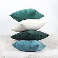 Fashion Solid Color Chemical Fiber Pillow Cases main image 1