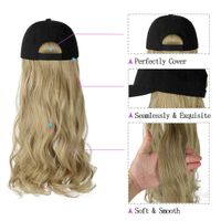 Women's Casual Beige Casual High Temperature Wire Long Curly Hair Wigs main image 3
