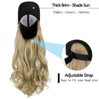 Women's Casual Beige Casual High Temperature Wire Long Curly Hair Wigs main image 6