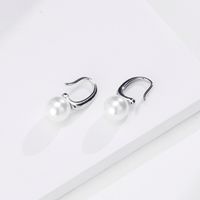 Simple Style Water Droplets Sterling Silver Earrings Plating 925 Silver Earrings 1 Pair sku image 1