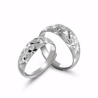 Simple Style Geometric Sterling Silver Open Ring Plating 925 Silver Rings main image 4