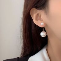 Elegant Geometric Imitation Pearl Alloy Earrings main image 5