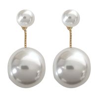 Elegant Geometric Imitation Pearl Alloy Earrings main image 4