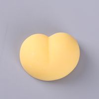 Super Cute Solid Color Ass Decompression Soft Rubber Toy sku image 2