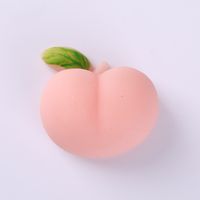 Super Cute Solid Color Ass Decompression Soft Rubber Toy sku image 5