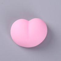 Super Cute Solid Color Ass Decompression Soft Rubber Toy sku image 4