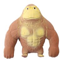 Creative Gorilla Sand Plastic Cartoon Vent Stretchable Soft Rubber Toy main image 3