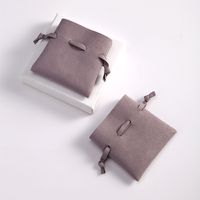 Simple Style Solid Color Synthetic Fibre Drawstring Jewelry Packaging Bags sku image 10