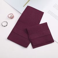 Simple Style Solid Color Synthetic Fibre Jewelry Packaging Bags 1 Piece main image 4