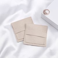 Simple Style Solid Color Synthetic Fibre Jewelry Packaging Bags 1 Piece main image 1