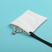 Simple Style Solid Color Cotton Drawstring Jewelry Packaging Bags main image 3