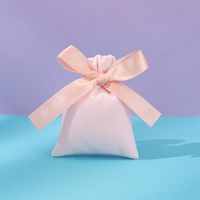 Einfacher Stil Einfarbig Tuch Kordelzug Schmuck Verpackungstaschen 1 Stück sku image 3