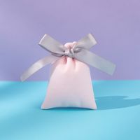 Einfacher Stil Einfarbig Tuch Kordelzug Schmuck Verpackungstaschen 1 Stück sku image 4