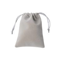 Simple Style Solid Color Cloth Drawstring Jewelry Packaging Bags main image 3