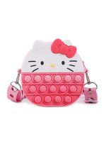 Girl's Medium All Seasons Silica Gel Cartoon Cute Round Zipper Coin Purse sku image 1