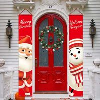 Christmas Letter Oxford Cloth Party Decorative Props 1 Pair sku image 3