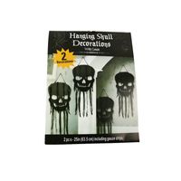 Halloween Skull Cloth Party Hanging Ornaments 1 Set main image 3