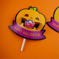 Halloween Pumpkin Paper Party Candy Decoration Card 50 Pieces main image 5