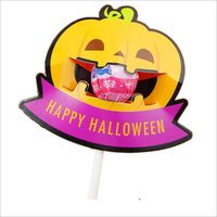 Halloween Pumpkin Paper Party Candy Decoration Card 50 Pieces sku image 1