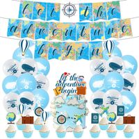 Map Airplane Paper Party Decorative Props main image 1