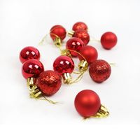 Christmas Solid Color Plastic Party Hanging Ornaments 1 Set main image 3