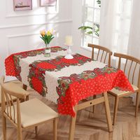 Christmas Bow Knot Polyester Indoor Tablecloth main image 1