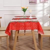 Christmas Bow Knot Polyester Indoor Tablecloth main image 2