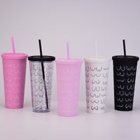 Fashion Cartoon Plastic Water Bottles 1 Piece main image 1