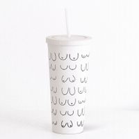 Fashion Cartoon Plastic Water Bottles 1 Piece sku image 1