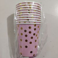 Round Dots Paper Party Tableware 1 Set sku image 6