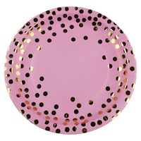Round Dots Paper Party Tableware 1 Set main image 3