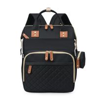 Women's Medium Oxford Cloth Solid Color Fashion Square Zipper Diaper Bags Fashion Backpack main image 6