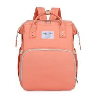 Women's Medium Oxford Cloth Solid Color Basic Square Zipper Diaper Bags Fashion Backpack sku image 8