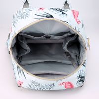 Women's Medium Nylon Plant Cute Square Zipper Diaper Bags Fashion Backpack main image 3