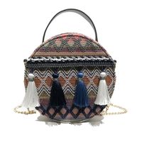 Women's Small Summer Fabric Ethnic Style Square Bag main image 5