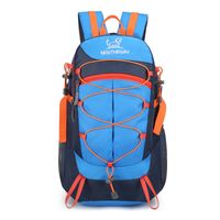 Unisex Polyester Solid Color Fashion Square Zipper Functional Backpack sku image 2