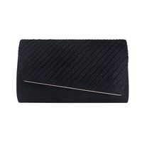 Women's Small Flash Fabric Solid Color Fashion Square Magnetic Buckle Evening Bag sku image 4