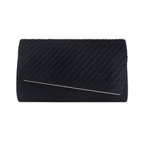 Women's Small Flash Fabric Solid Color Fashion Square Magnetic Buckle Evening Bag sku image 3