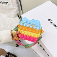 Kid's Small Silica Gel Cartoon Cute Zipper Coin Purse main image 2